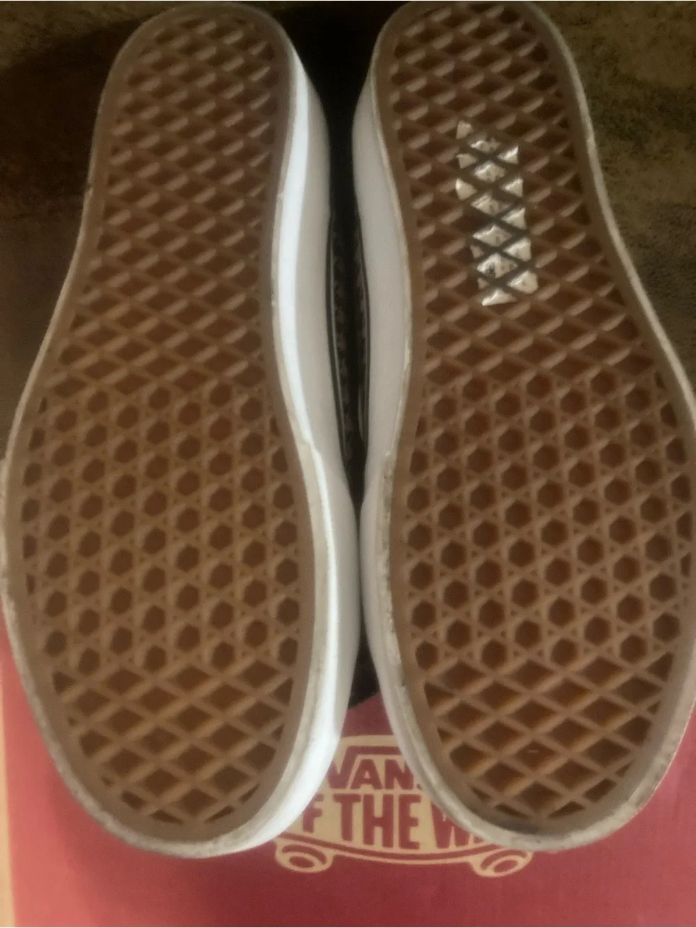 Vans Filmore Hi Platform Brown White High-Top Sneakers Houndstooth and Plaid